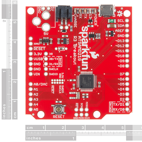 SparkFun SAMD21 Dev Breakout - Melopero Electronics