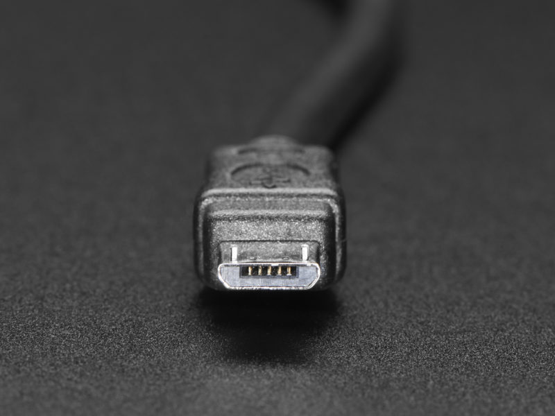 USB-Verlängerungskabel für Schalttafeleinbau - Micro-B-Stecker auf