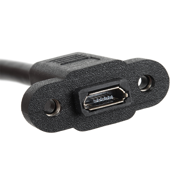 USB-Micro-B-Verlängerungskabel für Schalttafeleinbau - 6 - Melopero  Elektronik