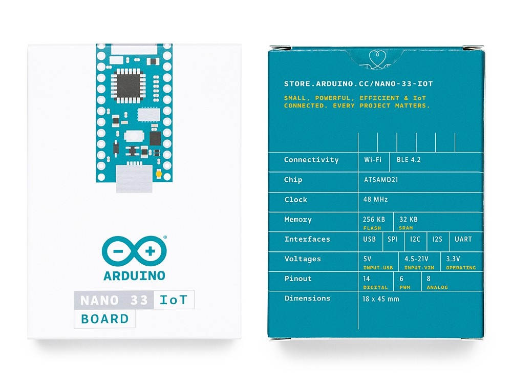 ARDUINO NANO 33 IOT Without Headers - Melopero Electronics