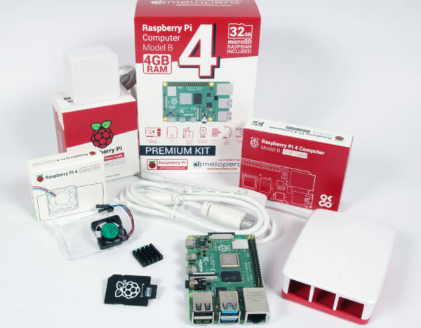 Raspberry Pi 4 Computer 4GB RAM Official Full Kit with Official