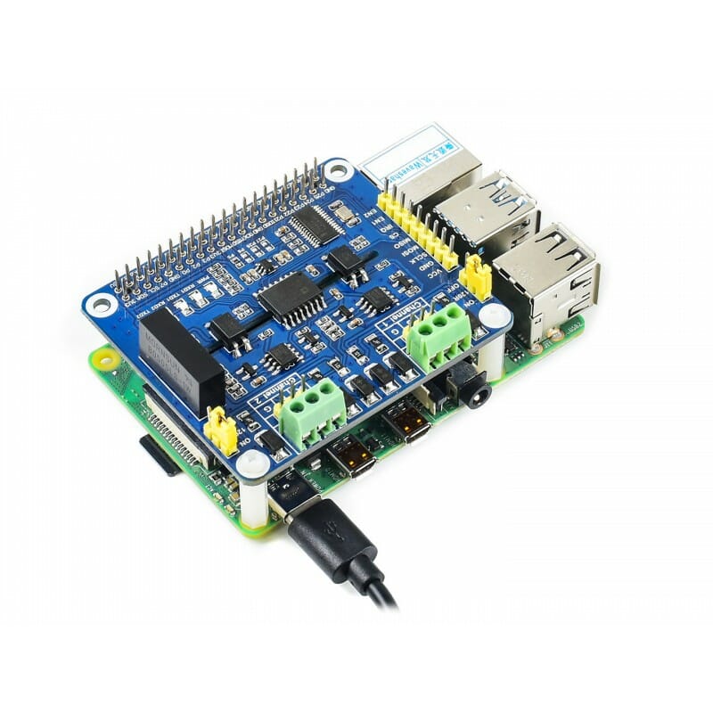 2-Channel Isolated RS485 Expansion HAT for Raspberry Pi - Melopero ...